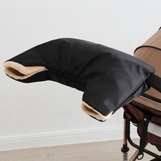방한 유모차 손잡이, 1개, 카키