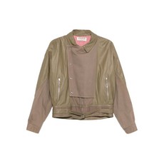 안젤로 빈티지 컬트 중고 1980's 레더 패널 재킷