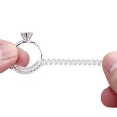 소요상점 반지 사이즈 조절 스프링 2종 세트 3mm + 5mm, 투명, 4세트