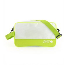 스윗스윔 투톤 포켓 사각 수영 가방 2.0, 그린