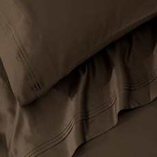 100% 이집트 면 650수 표준 2피스 베개 커버 세트 싱글 플라이, 킹