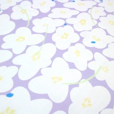 布哥哥商店 雙層紗布 柔色棉花田 台灣製純棉 MIT 嬰兒手作拼布家飾 DIY, 粉紫,碼, 1個