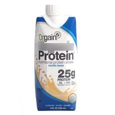 Orgain 蛋白奶昔 香草豆, 330ml, 1個
