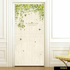 가든포레스트 현관문시트지 아이보리, 1개