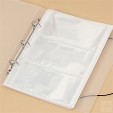 둘스토어 티켓 바인더 3칸 스티커보관파일