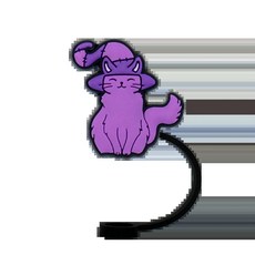 실리콘 밀짚 귀여운 보라색 나비 커버 캡 컵 고양이 모자, 1개, 7. 1816-09