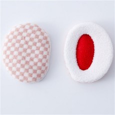 睡覺專用搖粒絨單耳保暖耳罩，側睡隔音耳罩，男女分體耳包，冬季保暖耳捂, 粉色格子貂絨, 1個