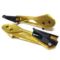 惡搞手工廠 DOG House TMAX 530 560 CNC 競技腳踏組 後腳踏 飛旋 踏板, 1個, 綠,綠