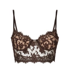 돌체앤가바나 플로럴 레이스 코르셋 스타일 브라