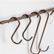 셀팃 빈티지 S자 고리 봉걸이후크, S (1P)