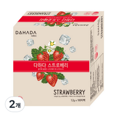 다하다 스트로베리 1.2g 100개입 2개, 1개입