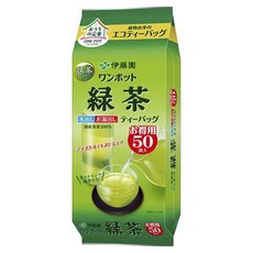 ITO EN 伊藤園 一煮即飲綠茶茶包, 1個, 50入, 3g