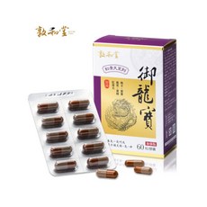 敦和堂 御龍寶複方膠囊 紅景天 瑪卡 鹿茸粉配方 60粒, 1個