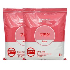 고구려디엠 구연산 베이직 5kg 1개, 2개