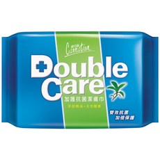 康乃馨 Double Care 加護抗菌濕巾 茶樹精油+天然酵素 20片/包, 1個