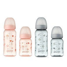 그린맘 컬러 PPSU 슬림 노꼭지 젖병, 1개, 150ml, 리틀 오션