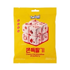 Twizel Chewy marshmallow strawberry, 80g, 3個