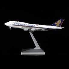 RBF 絕版 YY 1:400 Singapore Airlines 747-400 模型 YY74416F, 1個
