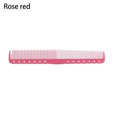 전문 정전기 방지 살롱 플랫 커팅 빗 탄소 미용 브러시 헤어 스타일링 도구, 8. rose red, 1개