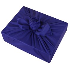 정담은 폰지 보자기 73x73cm 명절 예단 선물 답례품 포장, 1장, 남색