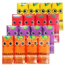 주스 크니쁘니 125ml x16개 (사과당근 적포도 레드비트 오렌지망고), 1세트