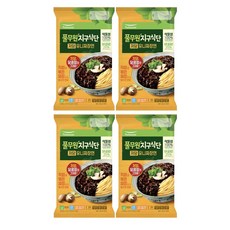 풀무원지구식단 유니짜장면 2인분 620g, 식물성 유니짜장면 2인분X4개, 4개