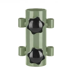 야외 캠핑 텐트 고정 액세서리 컬러 천막 폴 고정 파이프 지지대 방풍 조절 가능, 08 Green