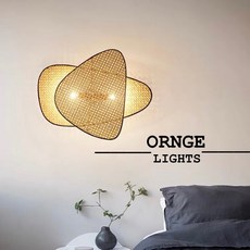 ORANGE LIGHTS 手工籐編燈 復古設計師款, 壁燈,不含燈泡