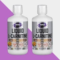 나우 L-카르니틴 액상 시트러스 1000mg 946ml L-Carnitine 2개