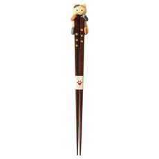 日本ISHIDA 貓咪天然木筷子組 六款式 抱抱貓筷架 三花貓, 1個, 三花貓（現貨/155038）