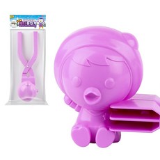 눈집게 패티 2P 스노우볼 메이커 눈사람 눈뭉치 집게 스노우 눈싸움 놀이집게 만들기 눈뭉치 겨울눈 dew+722oi