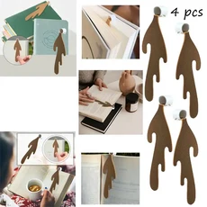4개 귀여운 커피잔 모양 책갈피 코너 마커 액세서리, 4pcs-coffee