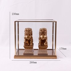 中古詫寂風獅子擺件, 如圖所示