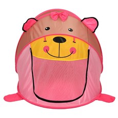 캐보트 아동 동물팝업텐트, 핑크 강아지, 1개