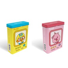 뽀로로 틴케이스 fre03864Da, 1개, 옐로우 뽀로로