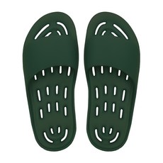 까발로 남녀공용 욕실화 신발 EVA 경량 미끄럼방지 슬리퍼 논슬립 슬라이드 실내화 CA008, 1개, 다크그린