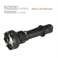 電筒王 Acebeam L35 2.0 5000流明 650米 高亮戰術手電筒 側按/尾按 雙開關 攻擊頭 21700, 1個, 冷白光6500K-(標配含電池)