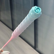 羽毛球/網球拍雙色漸變手膠 小清新防滑耐磨綁帶, 雙色漸變橙青檸檬,【1條裝】, 1個