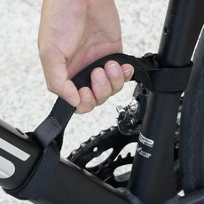 自行車手提帶 公路車爬樓梯便攜式山地車尼龍繫帶 騎行裝備, 新款黑色單車手提綁帶, 1個