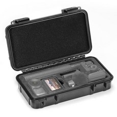 AMAZEAR DJI Osmo 나노 액세서리용 하드 케이스 DJI Osmo 나노 하드 쉘 보호 케이스 보관 여행 쉬운 휴대 EVA + ABS 방수 보관 - 블랙, AMAZEAR DJI Osmo 나노 액세서리용 하드 케