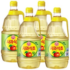 오뚜기 사과식초, 1.8L, 4세트