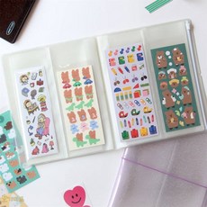 온빛마켓 씰스티커앨범 귀여운스티커, 03 다크갤럭시