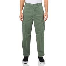 BOSS 남성용 면 스트레치 7 포켓 카고 팬츠 오이 그린 192480