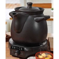도자기 약탕기 황토 옹기 달이기 건강원 약재 홍삼, 8L 탕솥(세라믹)