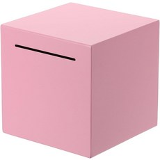 파티킬 돼지 저금통 핑크 메탈 깨지지 않는 저금통은 현금 동전 수표용 예산 절약 상자를 열 수 있도록 깨야 합니다 4.72인치, Pink, 4.72 Inch