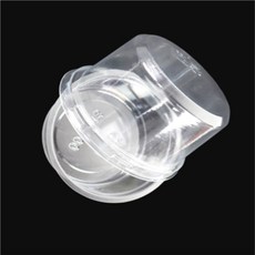 콩군하우스 비주얼 강조 원형 디저트 투명용기 디스플레이