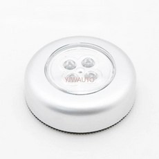 무선 스틱온 탭 라이트 터치 램프 실내 옥외 옷장 스토리지 룸 자동차 포함되지 않음, 2. 4 LED, 1개