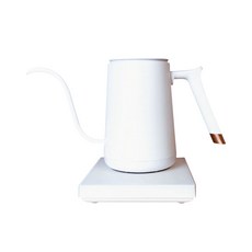 TIMEMORE 泰摩 魚SMART 溫控手沖壺 細嘴鶴嘴壺 精準控溫 手沖咖啡, 1個, 白色細口版, 600ml, 白色細口版 600ml