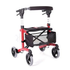 【海夫健康生活館】航特機械式助行器(未滅菌) 恆伸 GOGO購 鋁合金四輪助步車-豪華款(ER31099), 1個