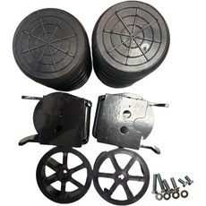 SSR11747 범퍼 스톱 및 헬퍼 스프링 키트 포드 F150 4WD 20092018 세트 2개 검정색 좌우 호환 가능